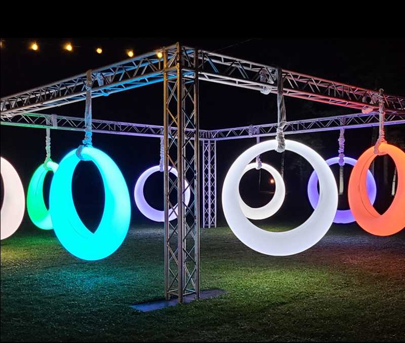 Glowing LED Swings Rental - a professional supplier for Glowing LED ...