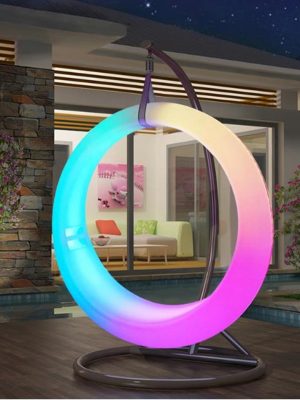 led swing chair