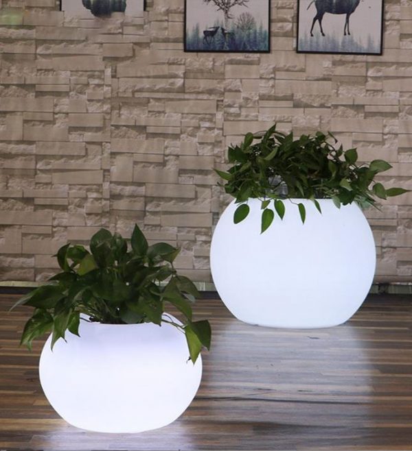 Light Flower Pot