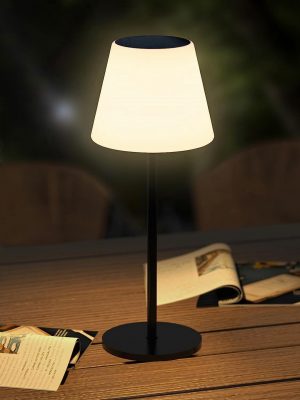 outdoor solar table lamp