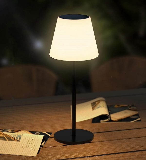 outdoor solar table lamp
